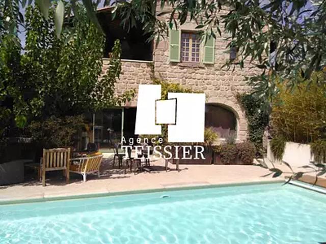 Payzac 07230 Achat / Vente maison 9 pièces t9 piscine