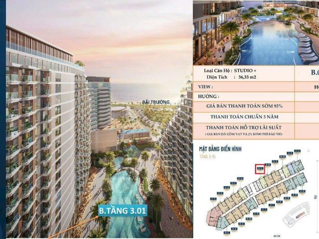PAY UPFRONT 90% DISCOUNT 34% THE BEST STUDIO WITH PEARL POOL VIEW