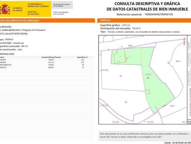 Pazo en Cesión de Remate en Lalín