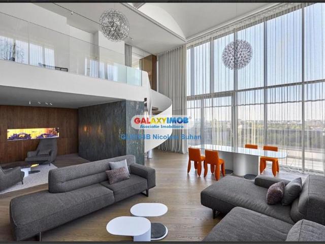 PenthouseTip Duplex 436 mp 5 camere LUX Floreasca Barbu Vacarescu Ved