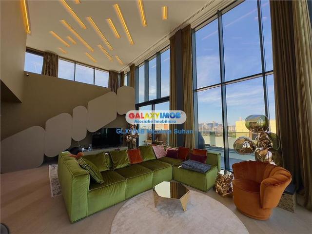 PenthouseTip Duplex 436 mp 5 camere LUX Floreasca Barbu Vacarescu Ved