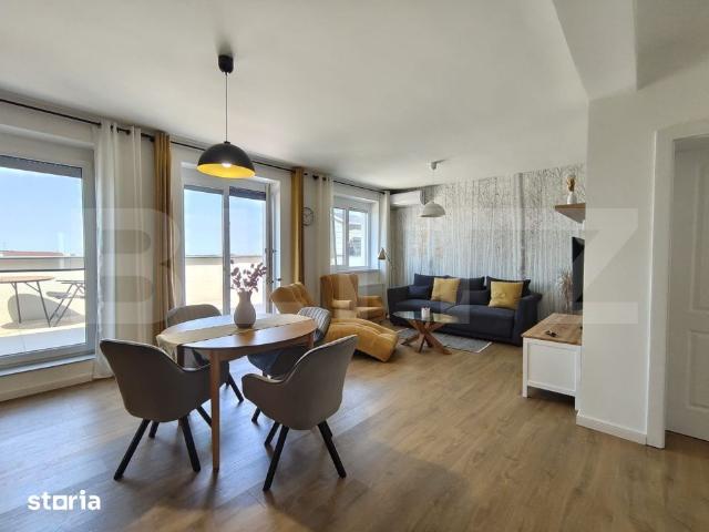 Penthouse 3 camere, terasa 40 mp, prima inchiriere, Anastasia Residenc