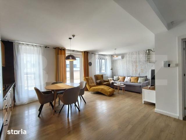 Penthouse 3 camere, terasa 40 mp, prima inchiriere,Anastasia Residence