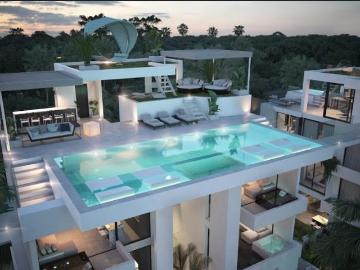 Penthouse 3REC BA4 LOCK OFF, Blanco y Negro, Tulum