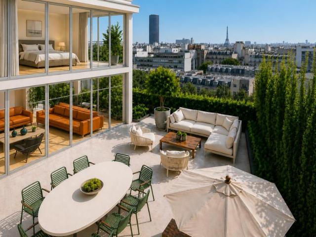 PENTHOUSE 217 m2 Terrasse 76 m2 dernier étage Vue To