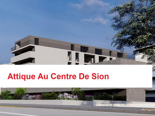 Penthouse 4,5 Zimmer im Zentrum von Sion