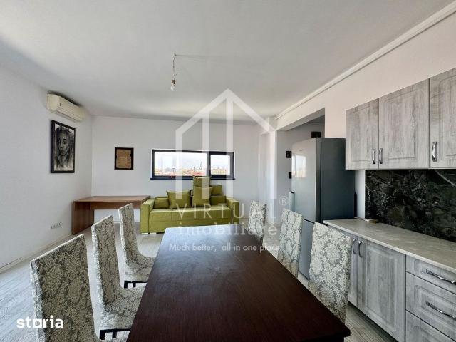 Penthouse cu 3 camere, 75mp utili+terasa 80mp, bloc cu lift, parcare