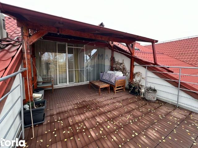 Penthouse cu 5 camere si terasa cu view de inchiriat in Grigorescu