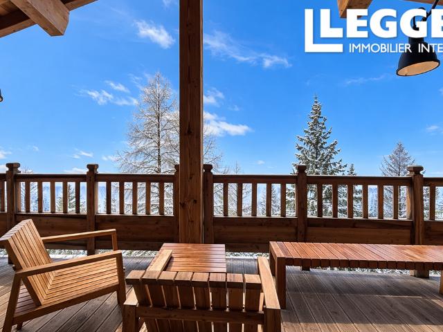 PENTHOUSE à vendre dans la station de ski de La Rosière, 4 chambres, grand balcon avec vue spectaculaire, Sud
