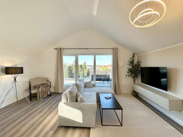 Penthouse apartment with terrace and parking space