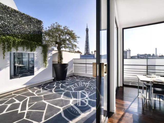 Penthouse Art déco avec vue Tour Eiffel – Triplex d'exception avec terrasse plein sud
