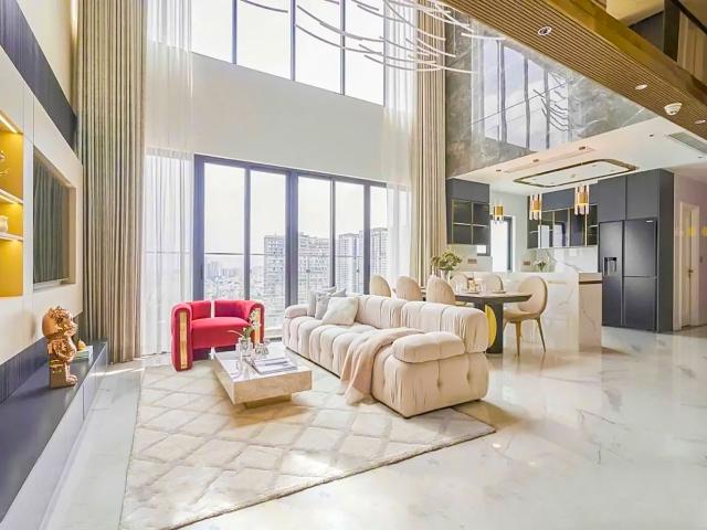 Penthouse bán hoặc cho thuê tại One Verandah Thạnh Mỹ Lợi view đẹp gồm 3 phòng ngủ với diện tích 220m2