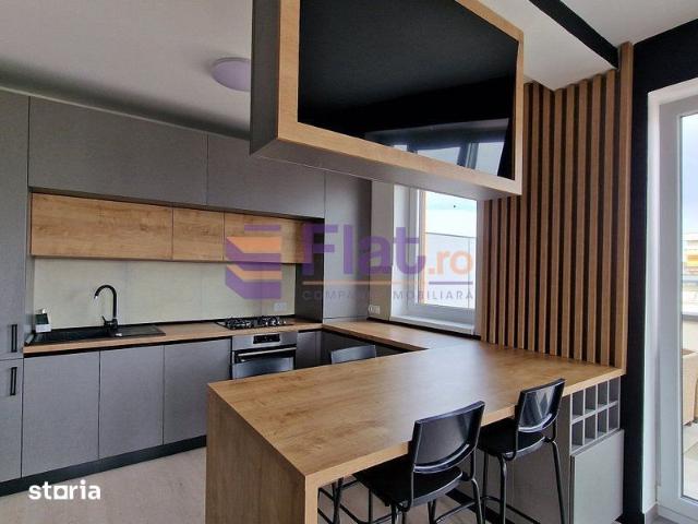 Penthouse de închiriat | 2 camere | Coresi – Tractorul | Terasă 50 mp