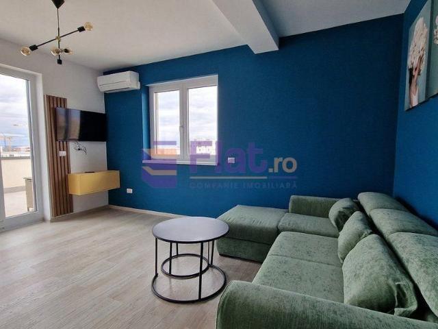 Penthouse de inchiriat | 2 camere | Coresi Tractorul | Terasa 50 mp