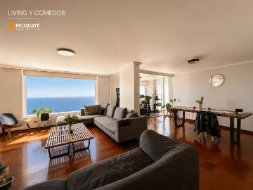Penthouse de lujo con vista panorámica en 180° reñaca