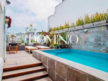 Penthouse en Parque Melitón Porras con Piscina en Alquiler Miraflores
