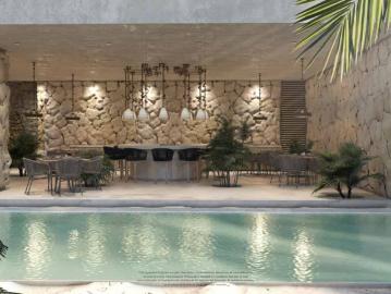 Penthouse en venta de 2 recamaras con vista al mar Sisal Yucatan