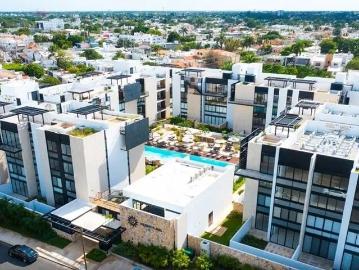 PENTHOUSE en Villas del Sol de 2 recamaras y Rooftop con piscina privada
