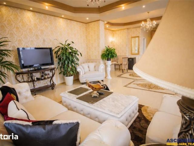 Penthouse extravagant,living spectaculos, semineu,terase generoase,Ava