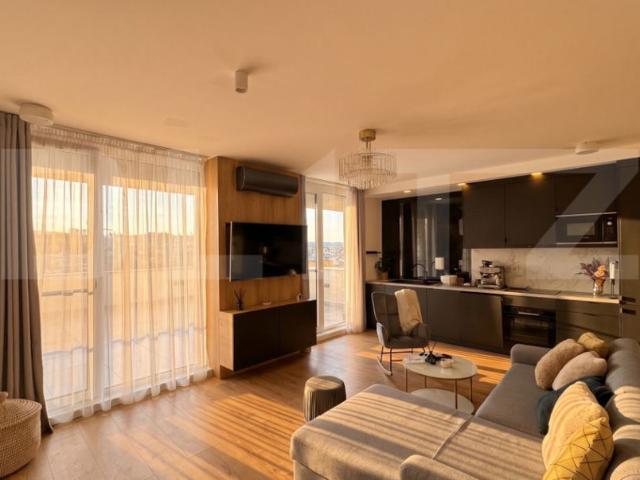 Apartament exclusivist cu terasă panoramică, 3 camere, 92