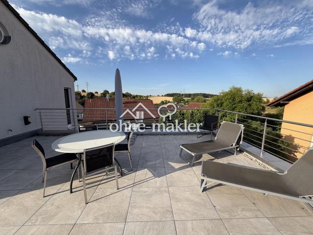 Penthouse Feeling: 123 m² Design Refugium aus 2 Einheiten mit XXL Südterrasse Provisionsfrei