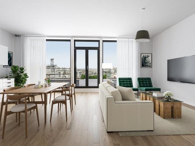 Penthouse im KfW Effizienz Neubau mit Südterrasse, Parkett, Fußbodenheizung, Aufzug