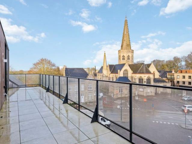 Penthouse in centrum Handzame met garagebox