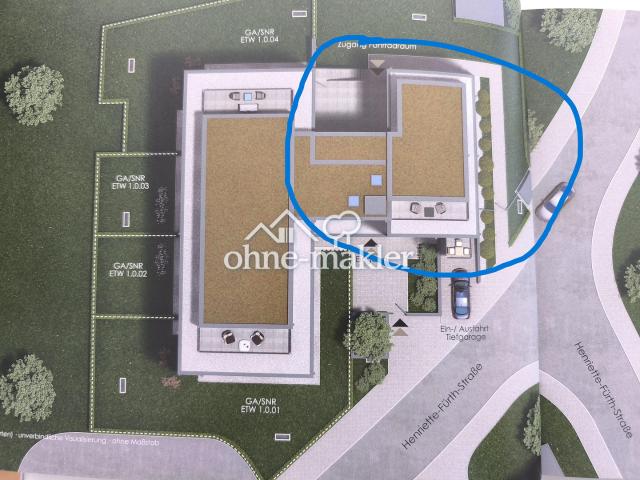 Penthouse Juwel am Main: Kapitalanlage Nähe Universitätsklinikum. Vollausgestattet+TG+Skylineblick !