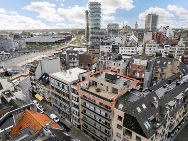 Penthouse met ruime terrassen 91m2 nabij Visserskaai