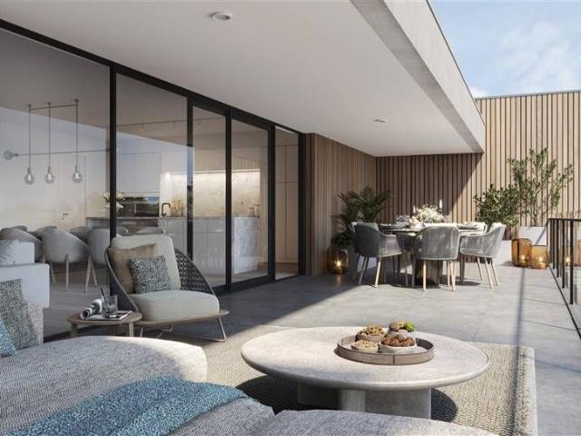 Penthouse met riant terras 34m² en panoramisch uitzicht na