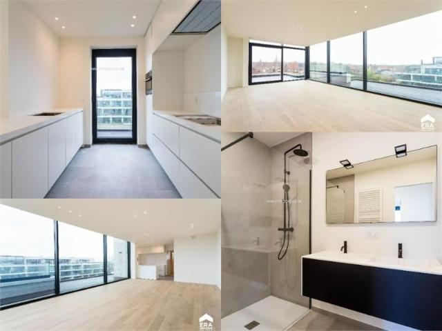 Penthouse met 2 slaapkamers met zicht op de Ieperse torens