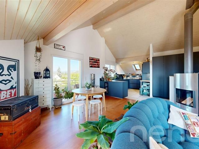 Penthouse mit Panoramablick auf den See