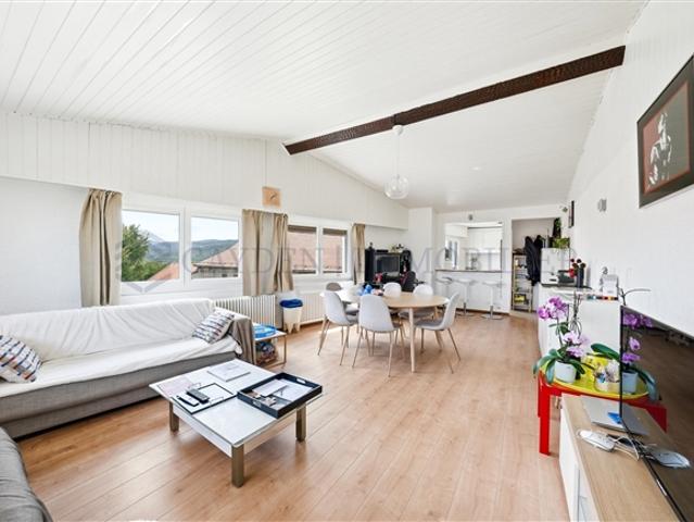Penthouse mit See und Blick auf den Mont Blanc – 15 Minuten von Gland entfernt