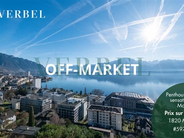 Penthouse mit sensationeller Aussicht in Montreux
