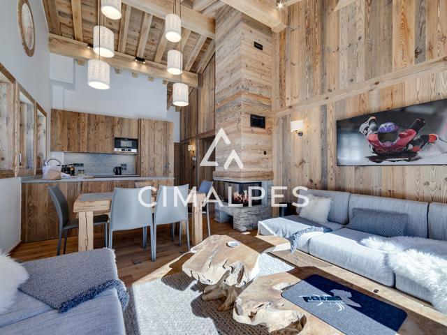 Penthouse neuf 4 chambres Vues panoramiques 124m² Val d'Isère