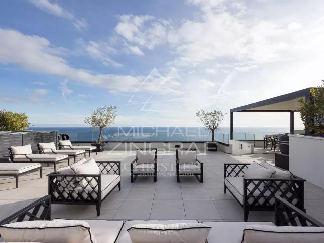 Penthouse solarium vue mer panoramique proche de Monaco 208m² Roquebrune Cap Martin