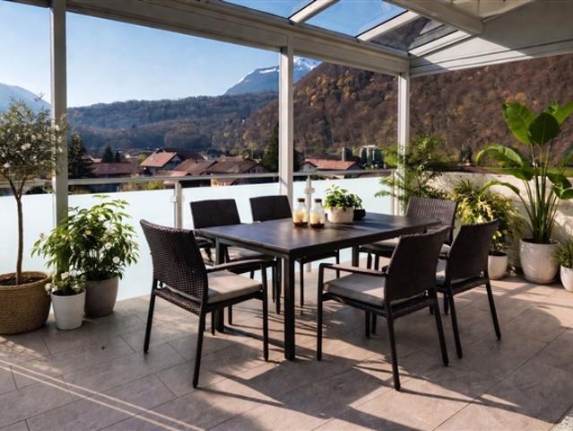 Penthouse Wohnung mit 4,5 Zimmern und großem Balkon