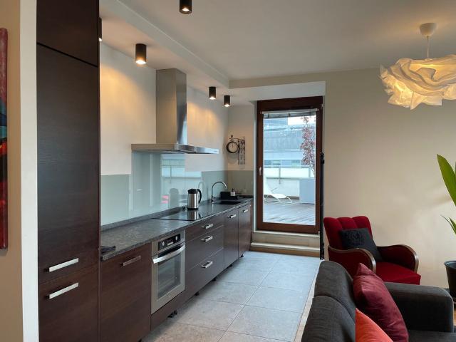 Penthouse with huge terrace near Hilton Hotel
