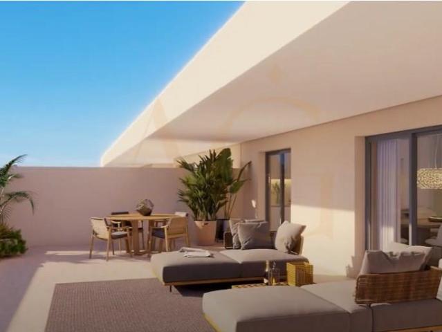 Penthouse T3 com terraço privado e acesso a piscina em Caban. 115m² Cabanas de tavira