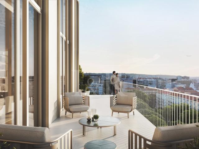 Penthouse T5 com piscina e vista panorâmica, Av. Novas, Lisboa