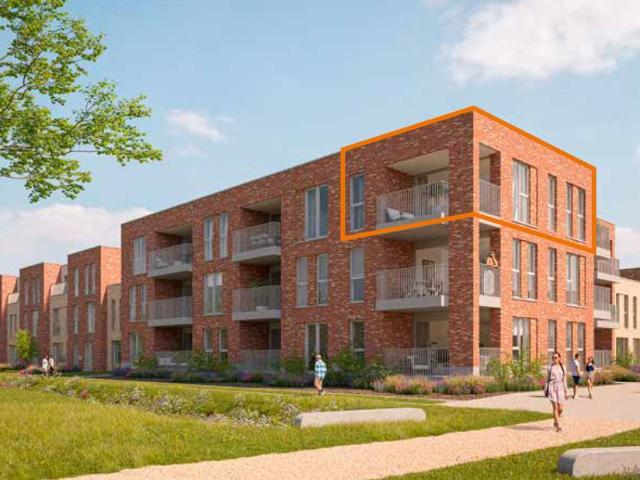 Penthouse te koop voor 399148.7 euro met 2 slaapkamers