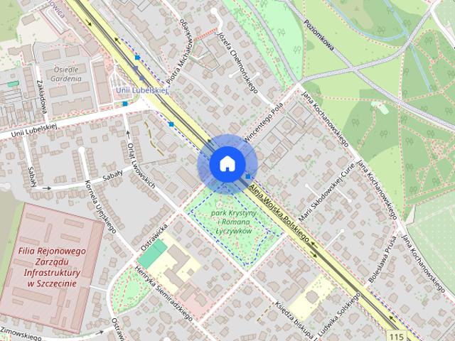 Penthouse z tarasem Park Kasprowicza