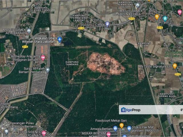 Penang Bertam 2.6 to 23 Acres Industrial Land Open for Sale
