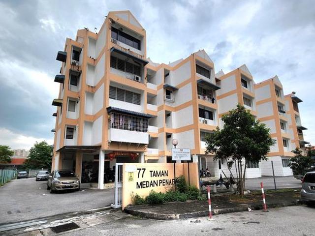Penang Georgetown Freehold Taman Medan Penaga Apartment For Sale
