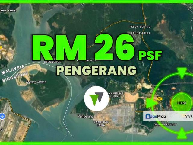 Pengerang, Johor ⭐ 3.29 acres ⭐ RM26 psf ⭐ FREEHOLD ⭐