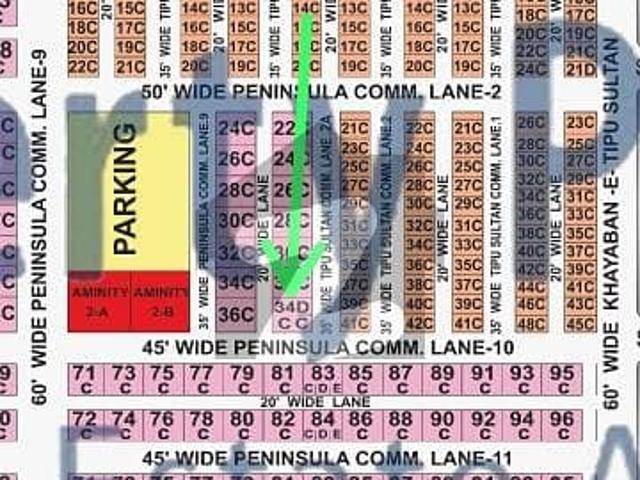 Peninsula Commercial 100 yards Corner plot Sale