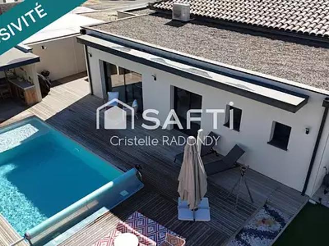 Pennautier 11610 Achat / Vente maison 5 pièces t5 piscine terrasse