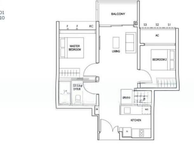 Penrose D14, Apartment
