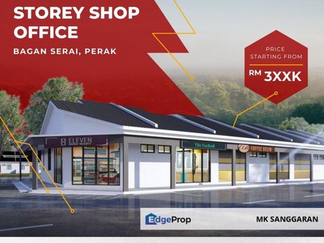 Pejabat Kedai Setingkat di Bagan Serai Perak
