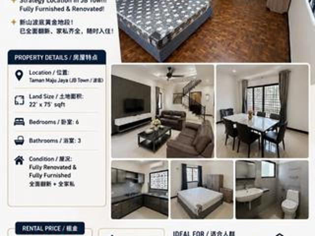 Pelangi Plaza Fully Furnished 6bed Nice House for Rent